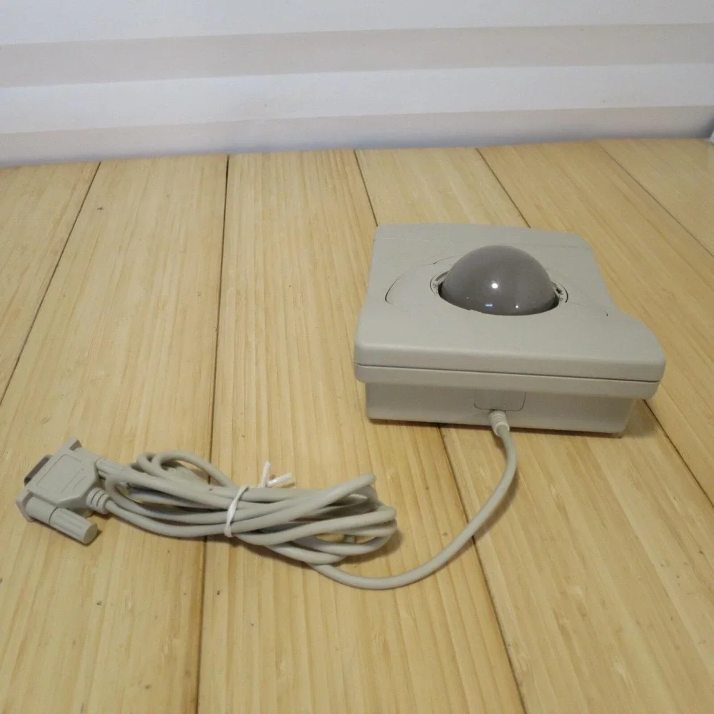 Vintage DRTRACK Trackball Roller Ball Mouse with 3‎ Buttons - Tested - See Notes